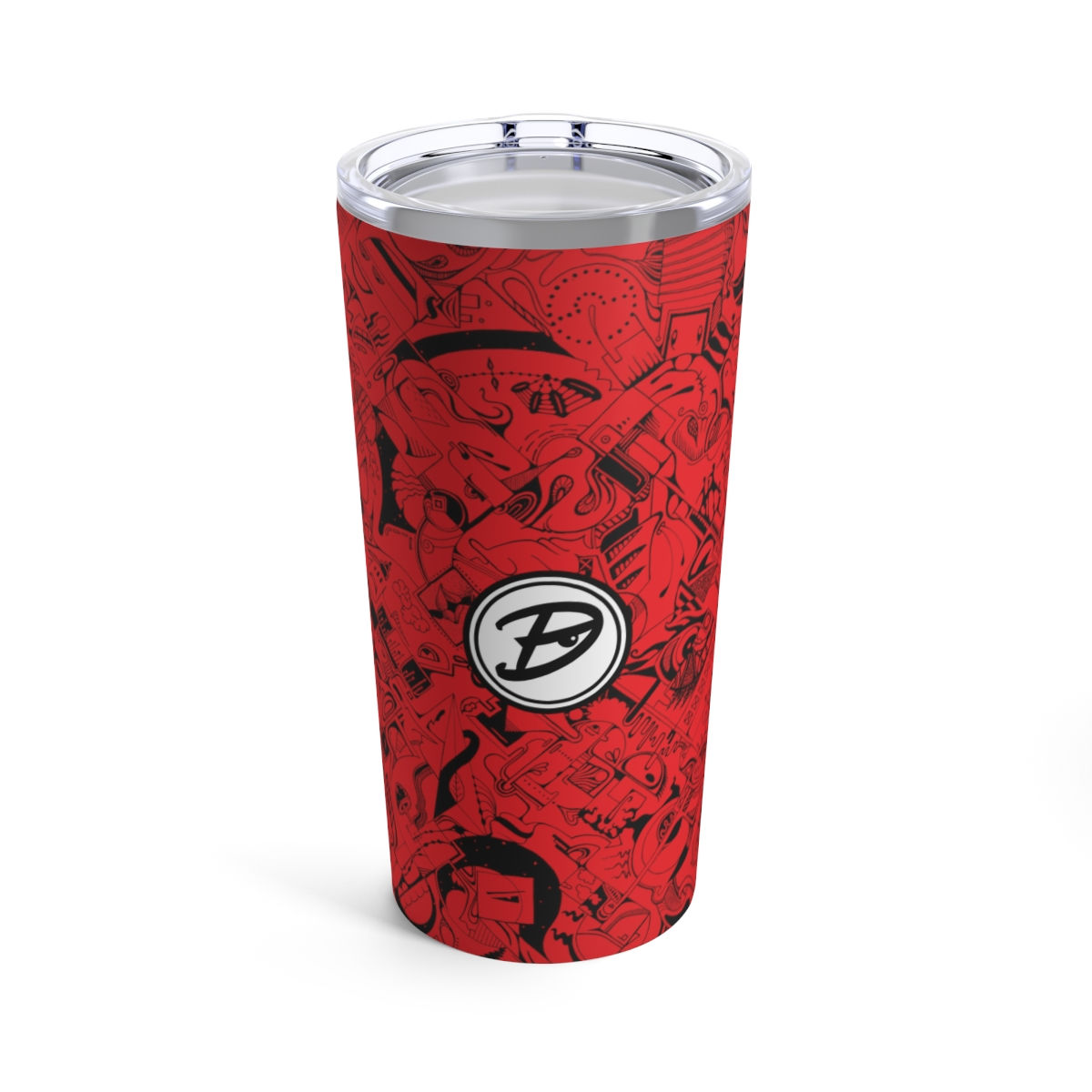 Tumbler 20oz - Spinnaroony (red)