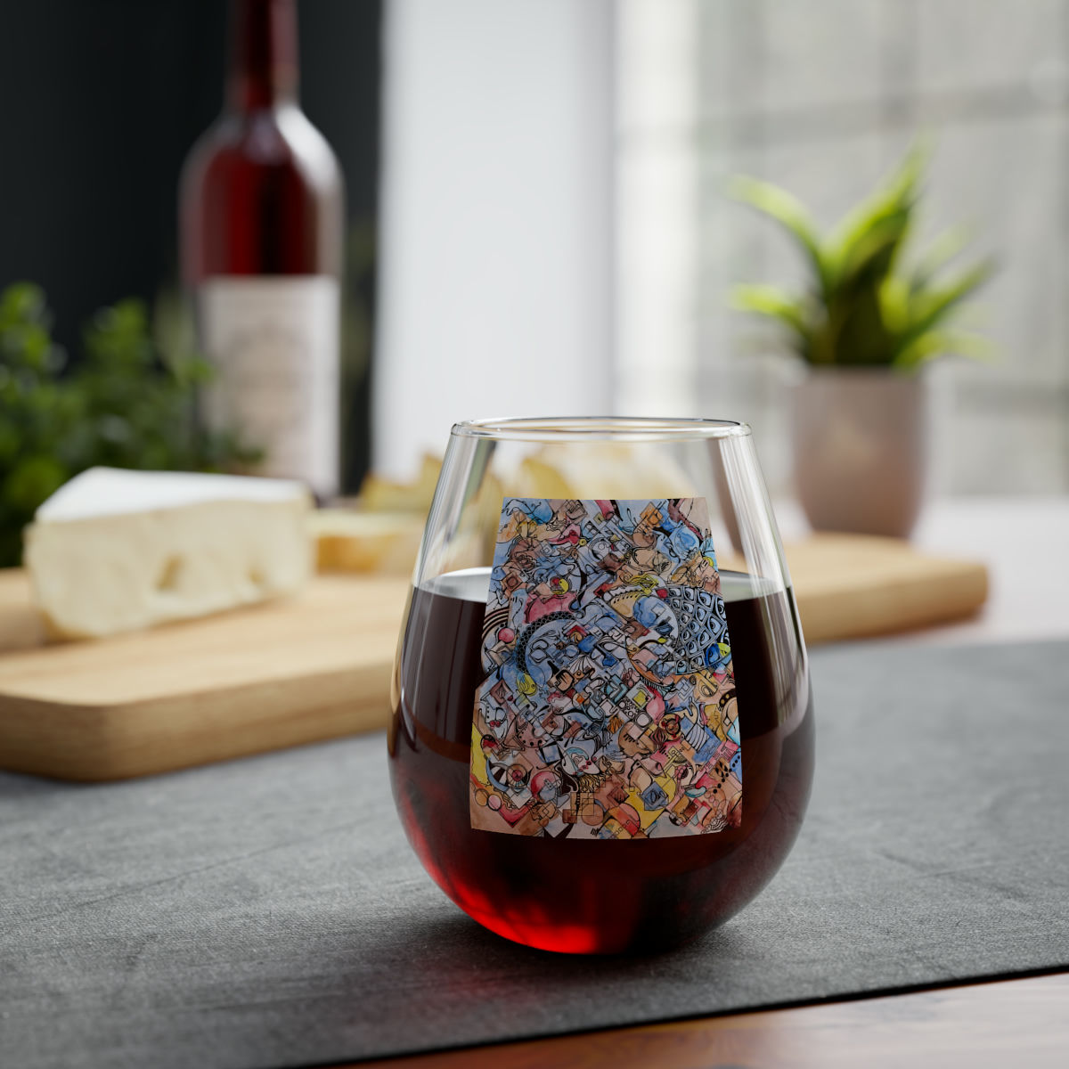 Stemless Wine Glass, 11.75oz - Trap Doors 2
