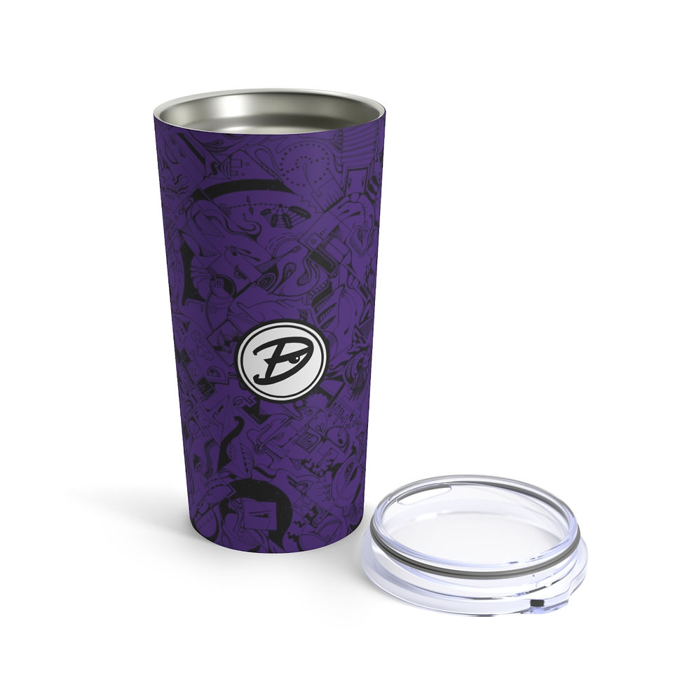 Thumbnail: Tumbler 20oz - Spinnaroony (purple)