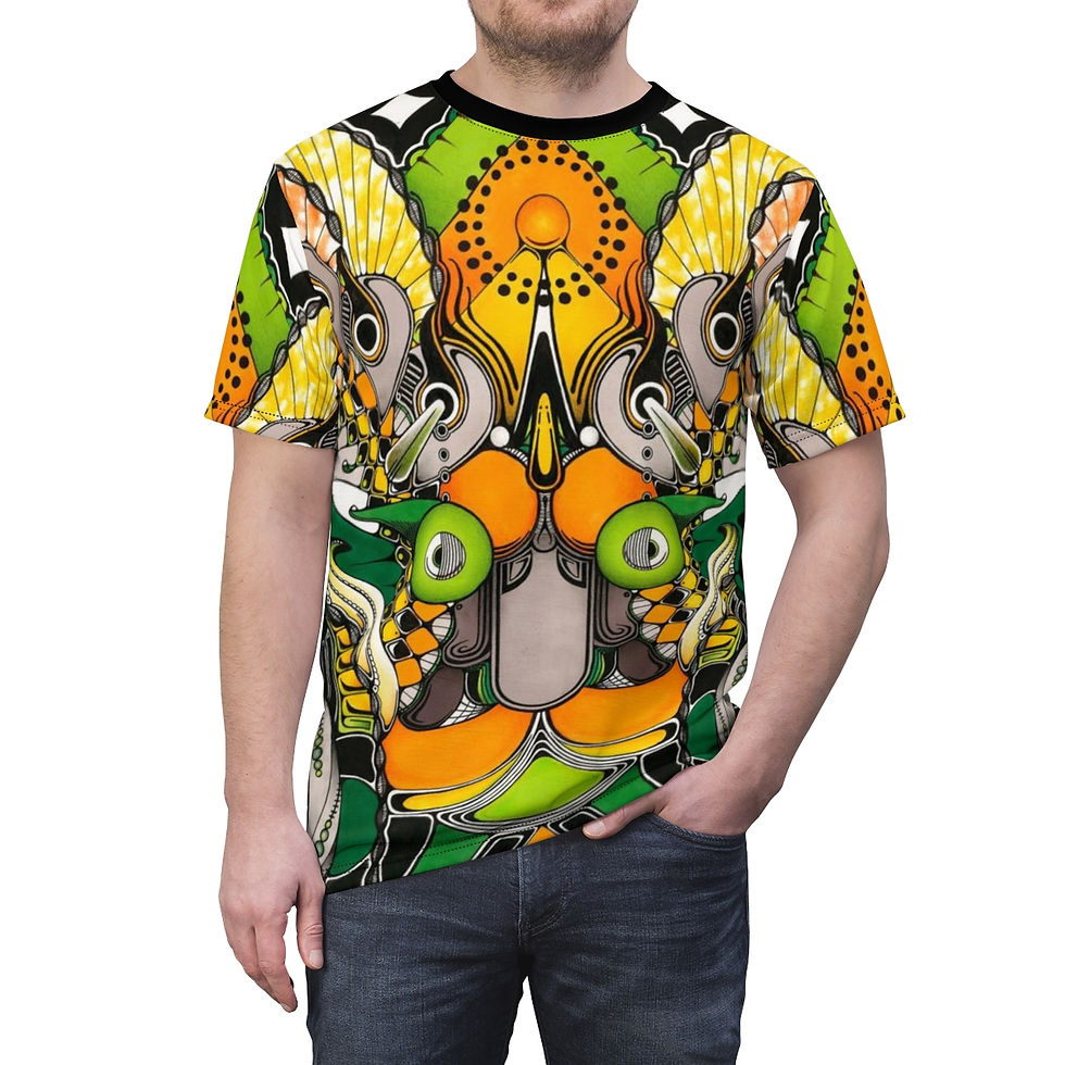 Thumbnail: Unisex Short Sleeve Tee (AOP) - Dankenstein