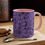 Thumbnail: Accent Coffee Mug, 11oz - Spinnaroony (light purple on black)