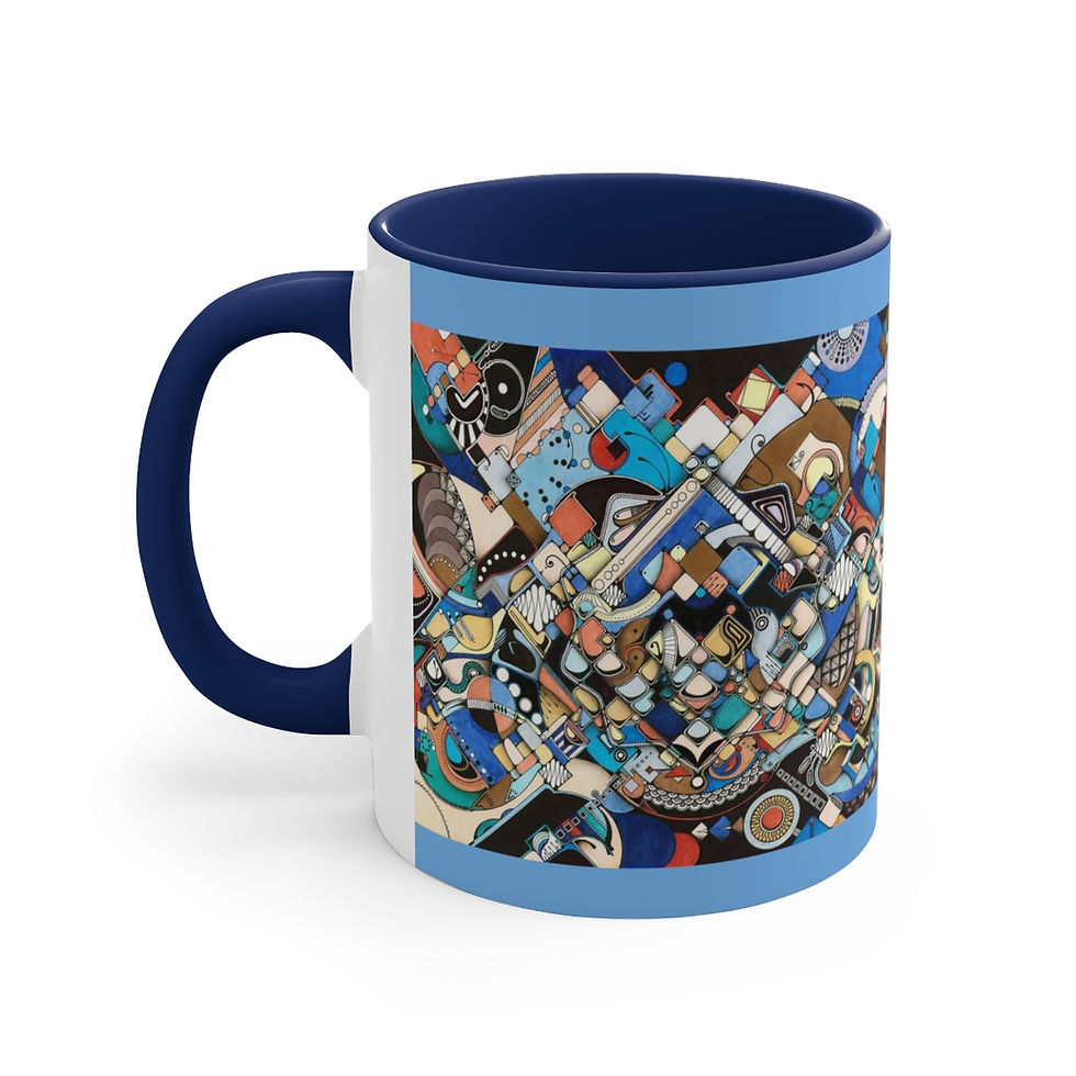 Thumbnail: Accent Coffee Mug, 11oz - Trap Doors
