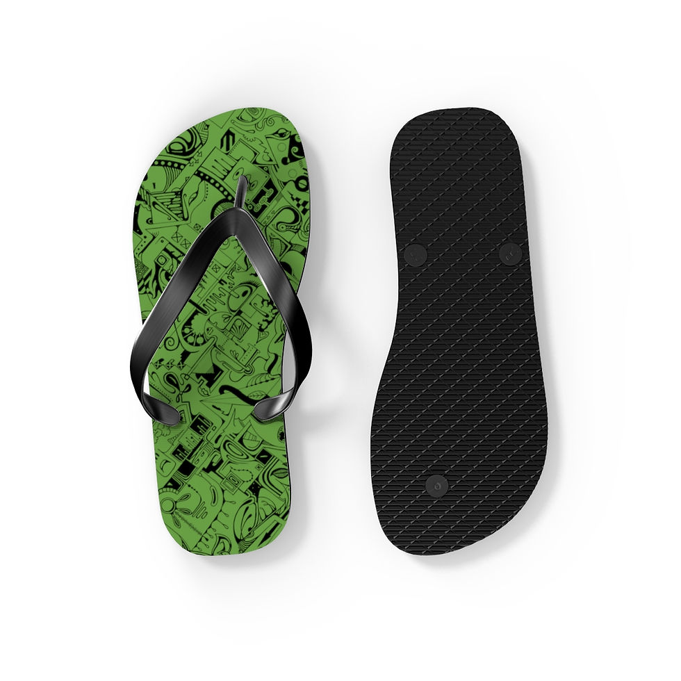 Thumbnail: Flip Flops - Spinnaroony (green)