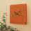 Thumbnail: Acrylic Wall Clock - Spinnaroony 2 (orange)