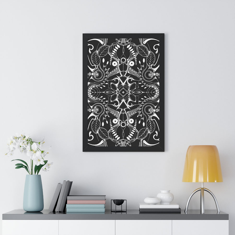 Thumbnail: Framed Vertical Poster - Nightshade