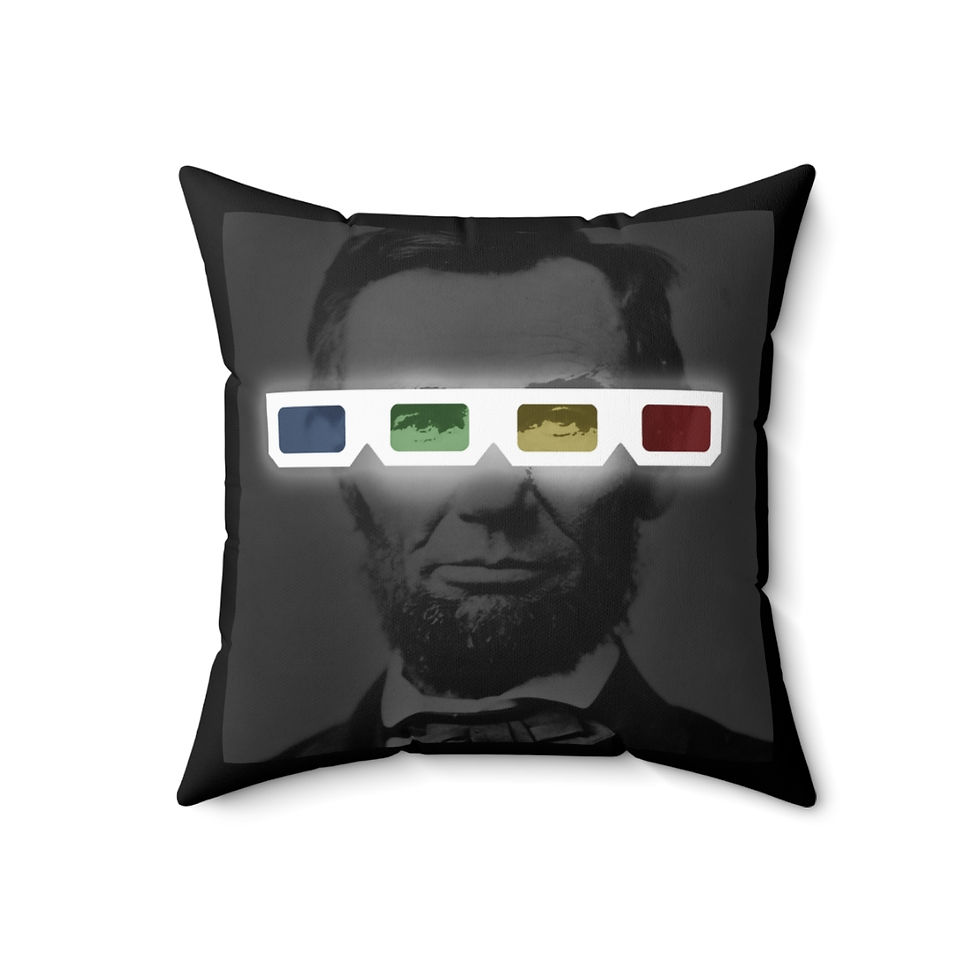Polyester Square Pillow - Untitled