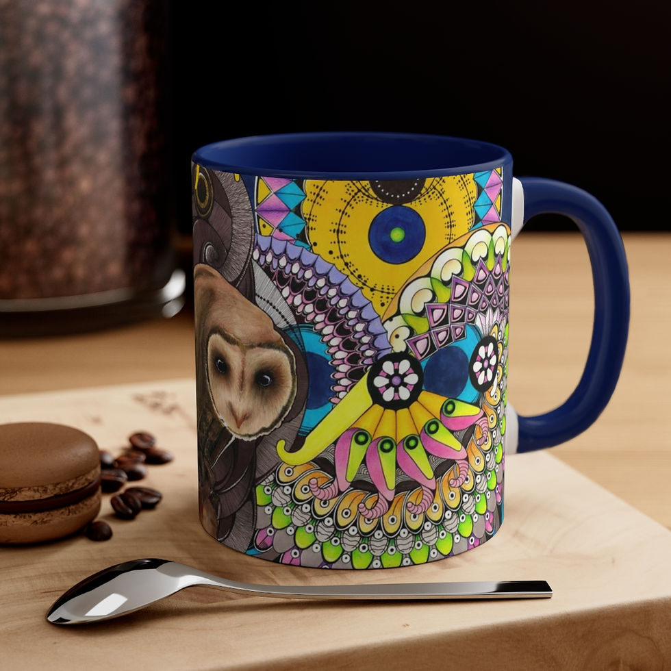 Accent Coffee Mug, 11oz - Dark, Sacred Night