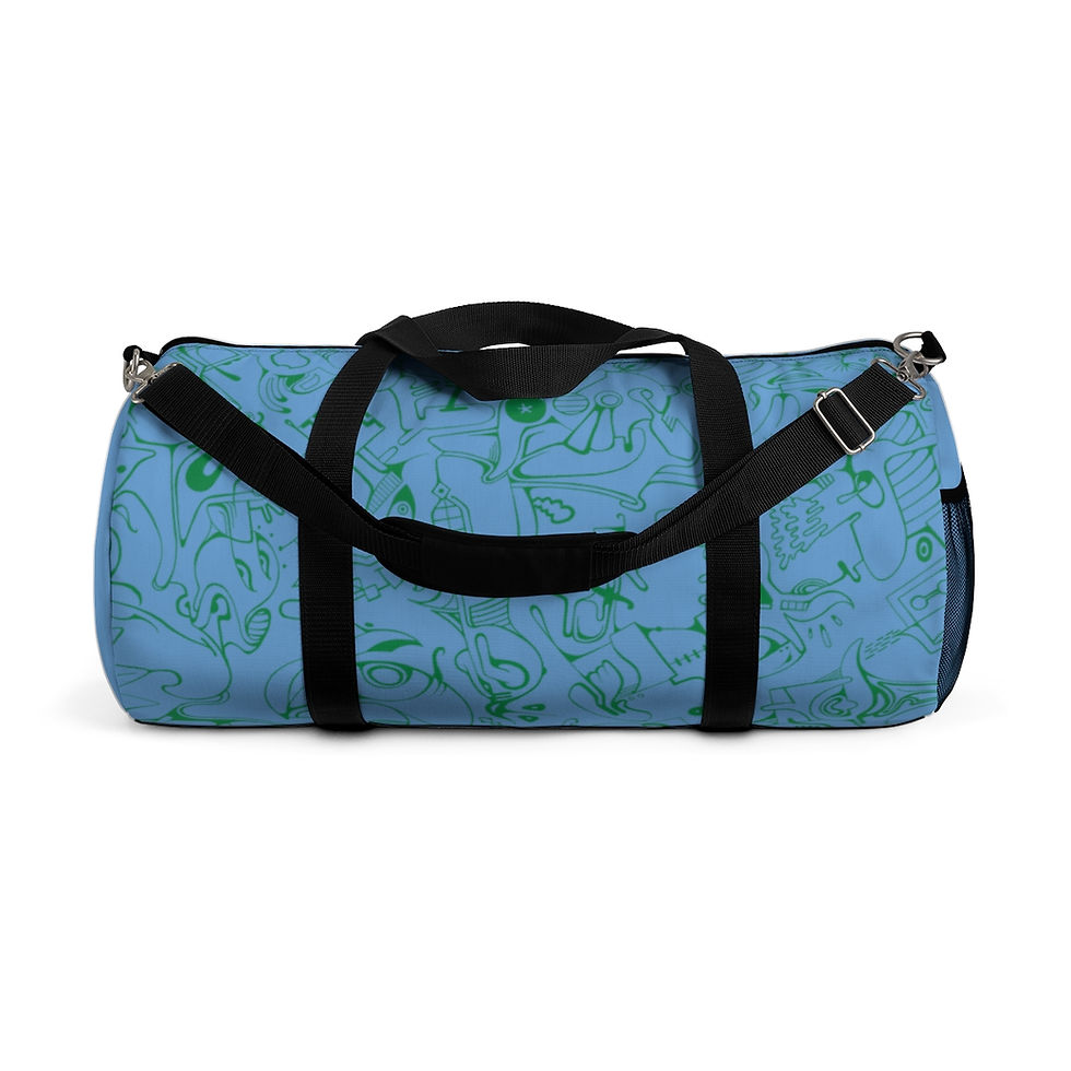 Thumbnail: Duffel Bag - Spinnaroony 2 (light blue)