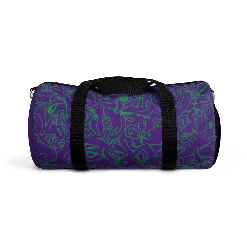Thumbnail: Duffel Bag - Spinnaroony 2 (dark purple)