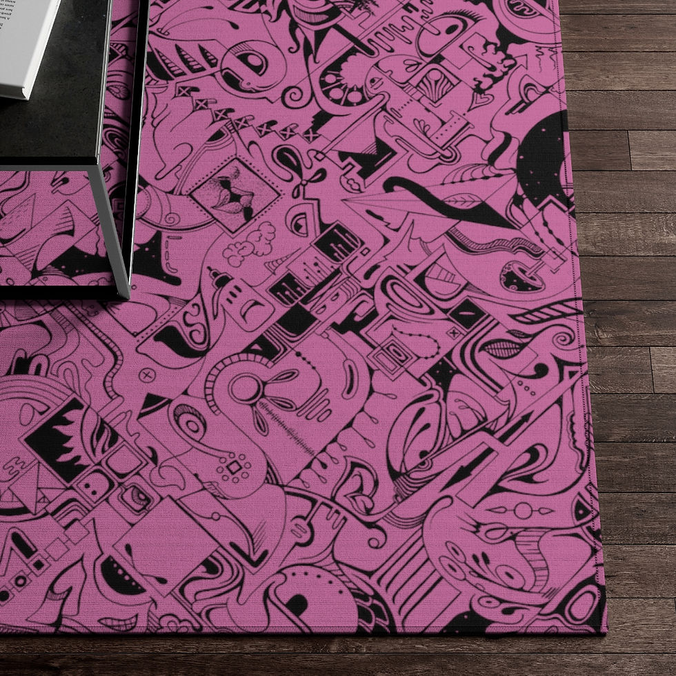 Thumbnail: Dornier Rug - Spinnaroony (light pink)