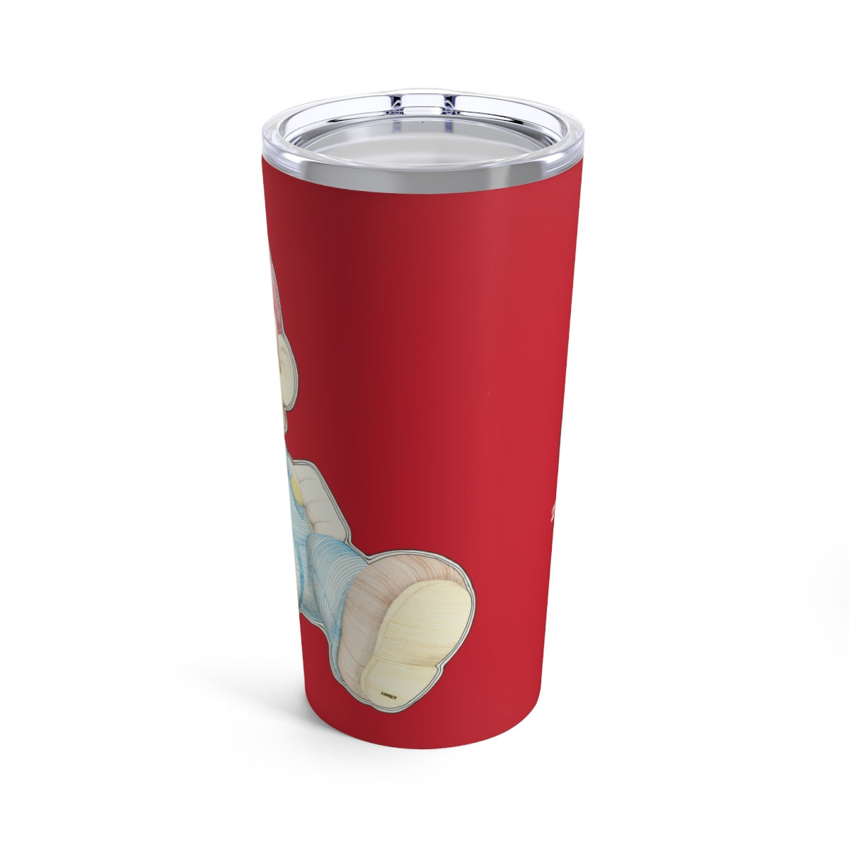 Tumbler 20oz - Mario Mario (dark red)