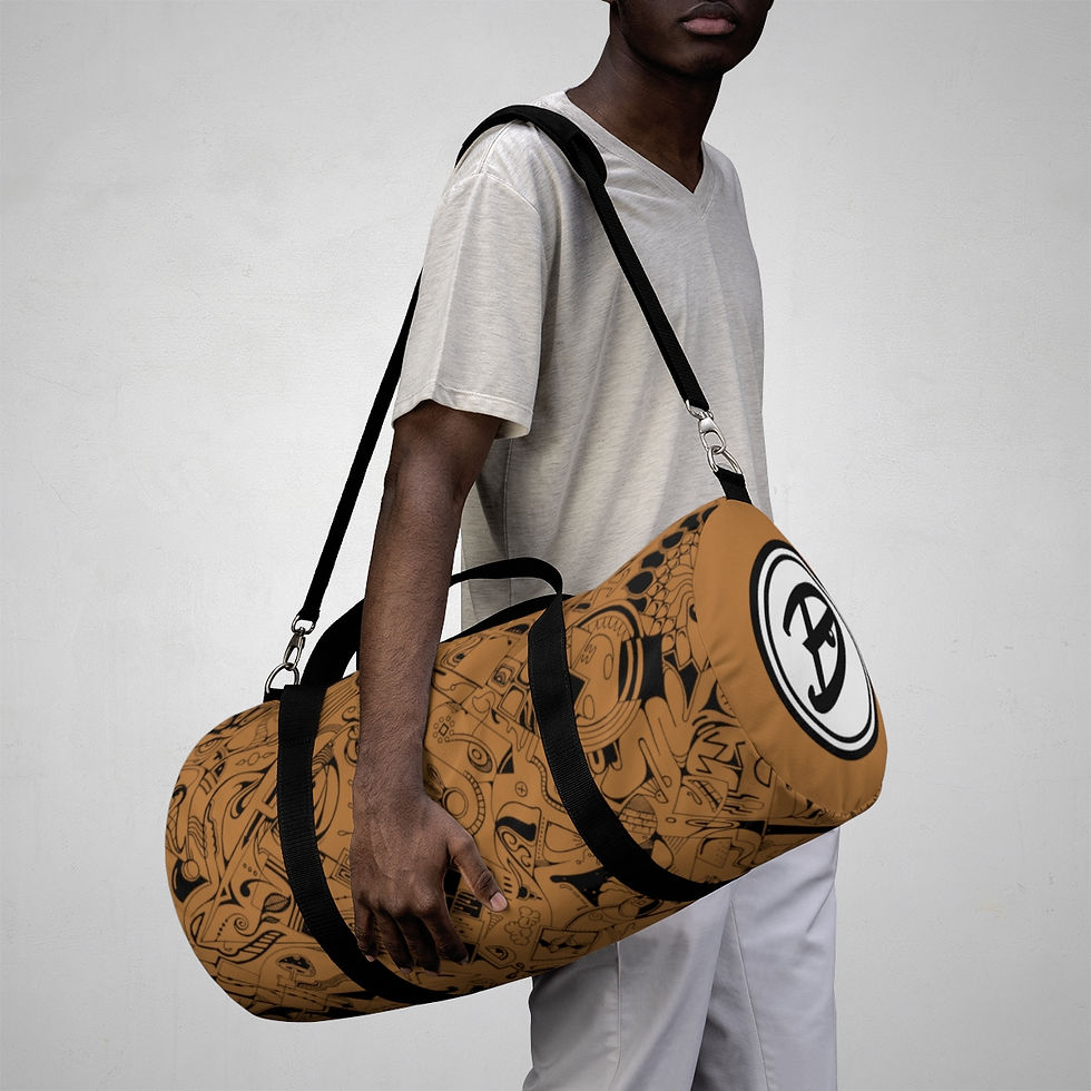 Thumbnail: Duffel Bag - Spinnaroony (light brown)