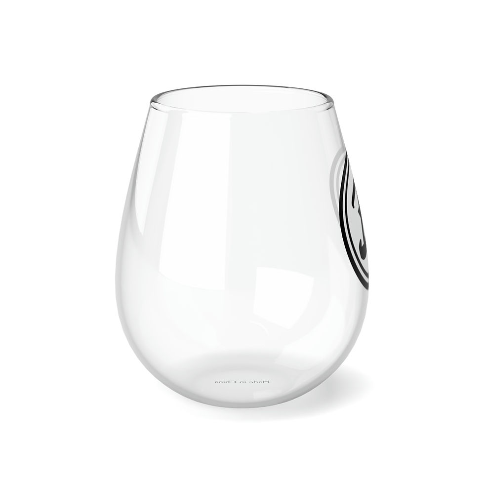 Thumbnail: Stemless Wine Glass, 11.75oz - David Andre logo