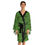 Thumbnail: Long Sleeve Kimono Robe (AOP) - Spinnaroony (green)