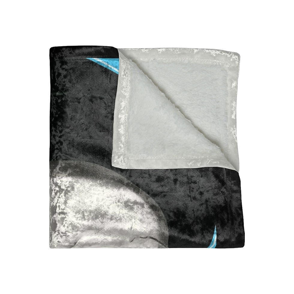 Thumbnail: Crushed Velvet Blanket - Gimme