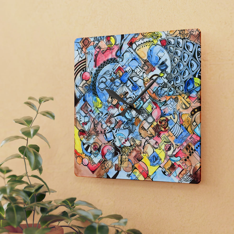 Thumbnail: Acrylic Wall Clock - Trap Doors 2