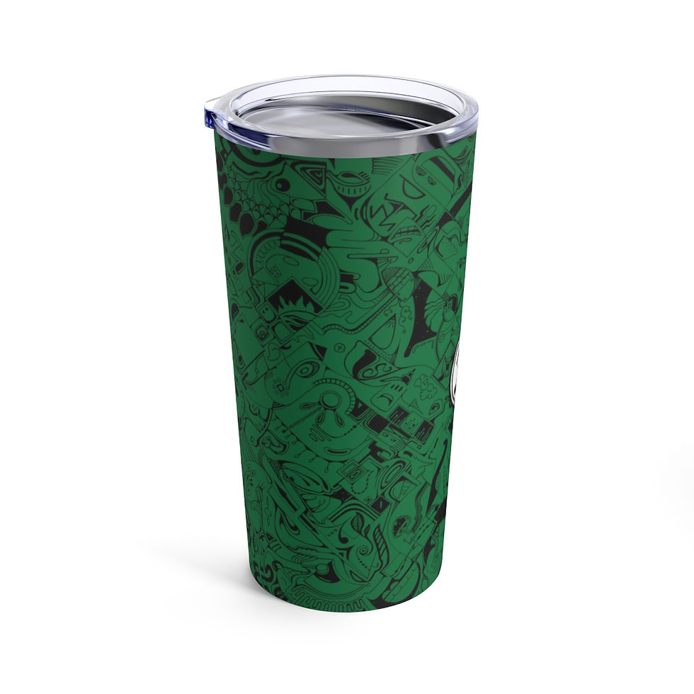 Thumbnail: Tumbler 20oz - Spinnaroony (dark green)