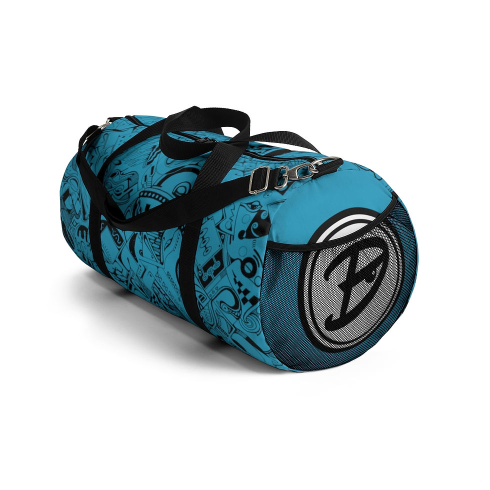 Thumbnail: Duffel Bag - Spinnaroony (turquoise)