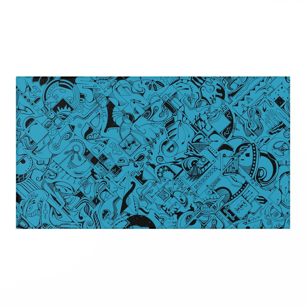 Thumbnail: Dornier Rug - Spinnaroony (turquoise)