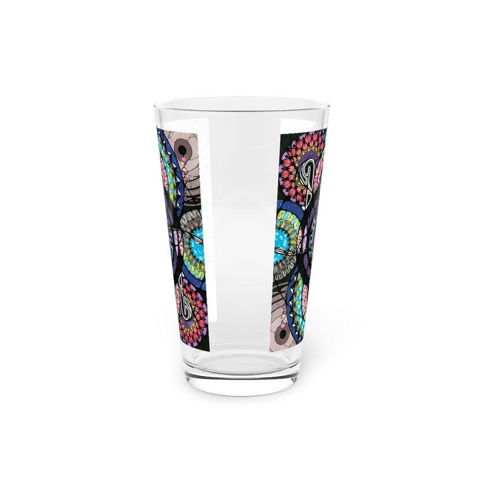 Thumbnail: Pint Glass, 16oz - Insomnia For The Win