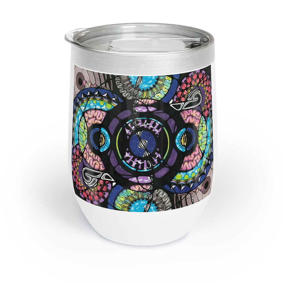 Thumbnail: Chill Wine Tumbler - Insomnia For The Win