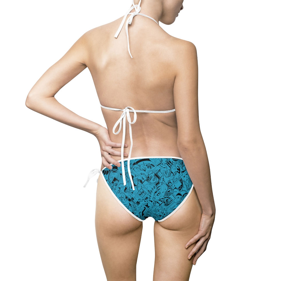 Thumbnail: Women's Bikini (AOP) - Spinnaroony (turquoise)