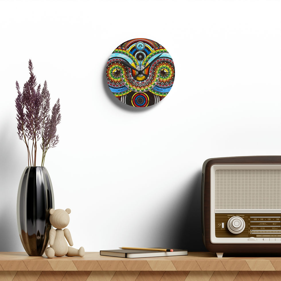 Thumbnail: Acrylic Wall Clock - All Signs Point To Yes