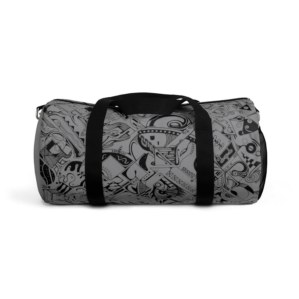 Thumbnail: Duffel Bag - Spinnaroony (grey)