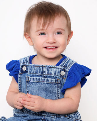 Actor headshot of baby wearing
