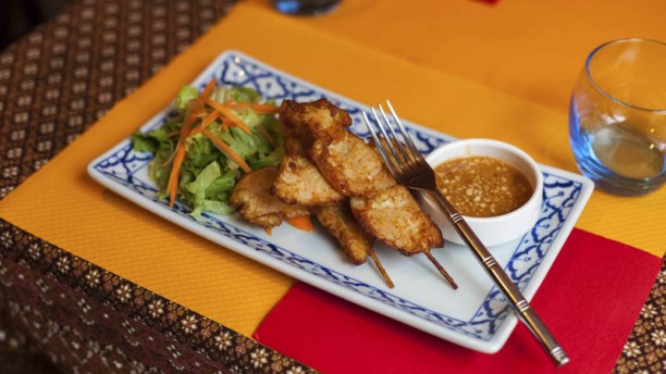 Arranged Food and Objects