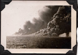 Burning Tanker