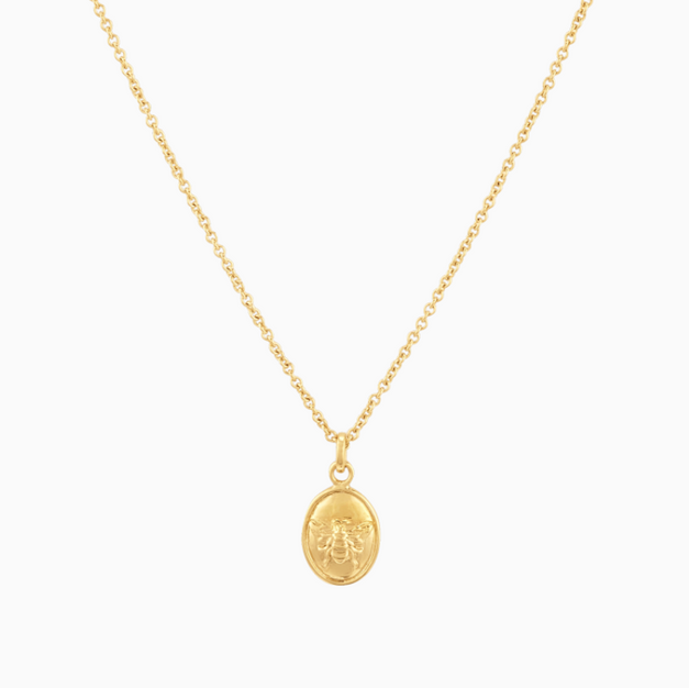 mejuri honey necklace