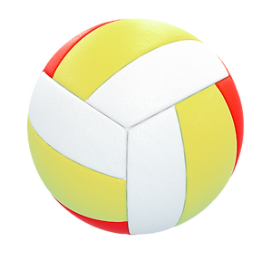 Volleyball-themed vector graphic for Sandlot Sports Cedar Rapids