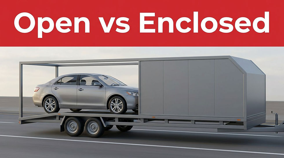 open vs enclosed car shipping