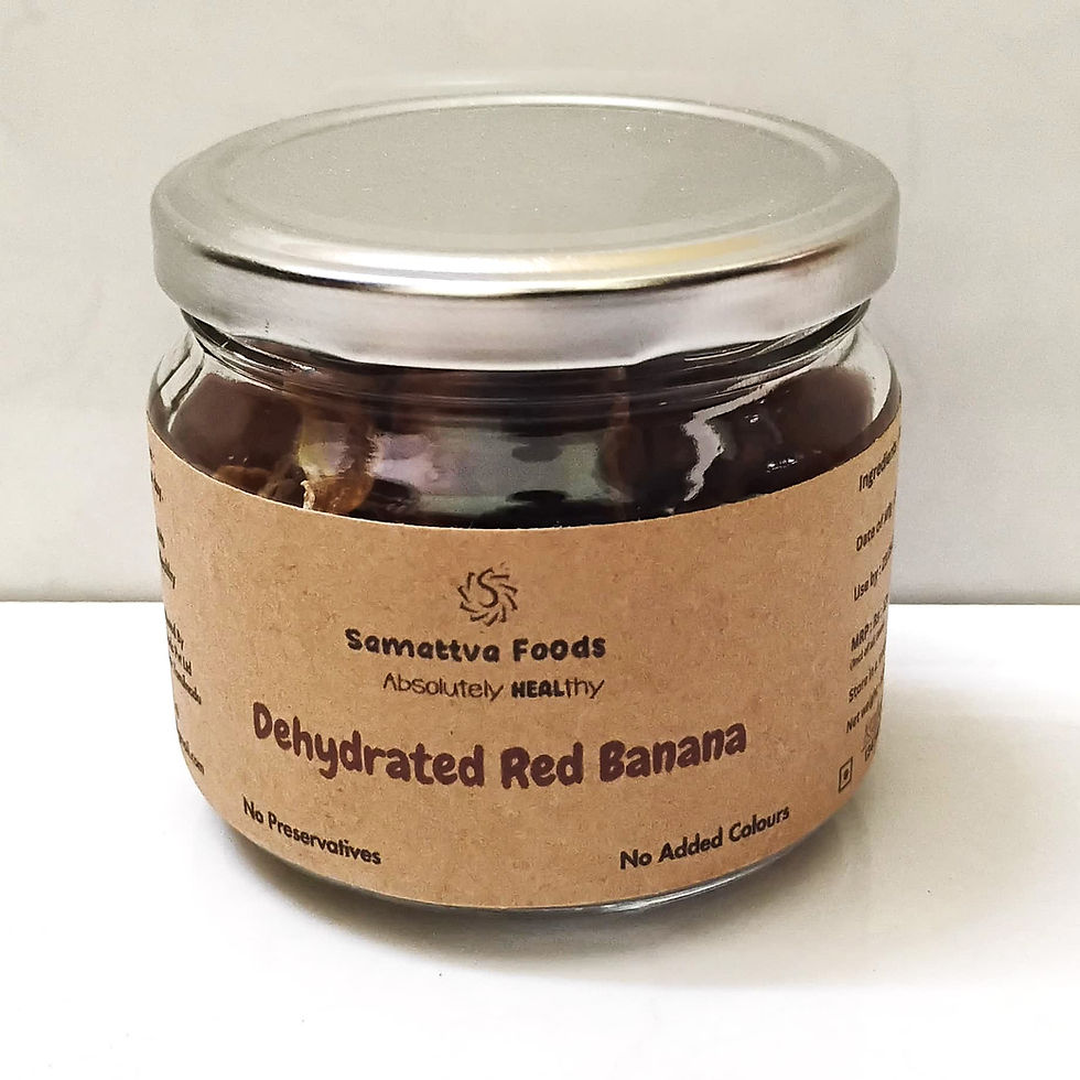 Dehydrated Red Banana