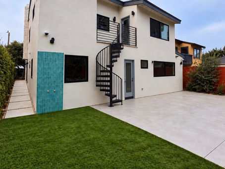 A LA home remodel, exterior of the house