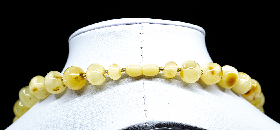 Thumbnail: Amber Necklace #BAR001