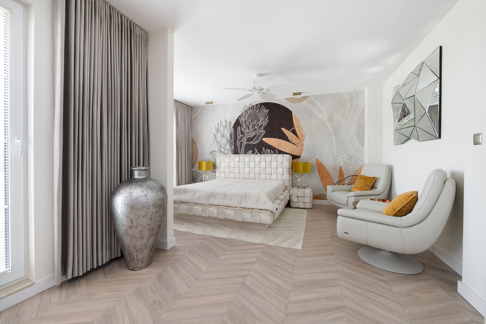 Modern Glam bedroom 5