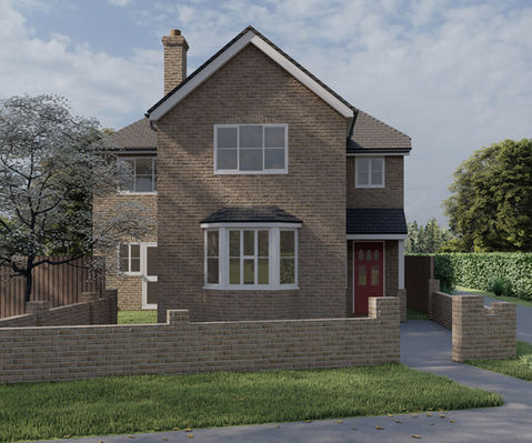 3D architectural drawing