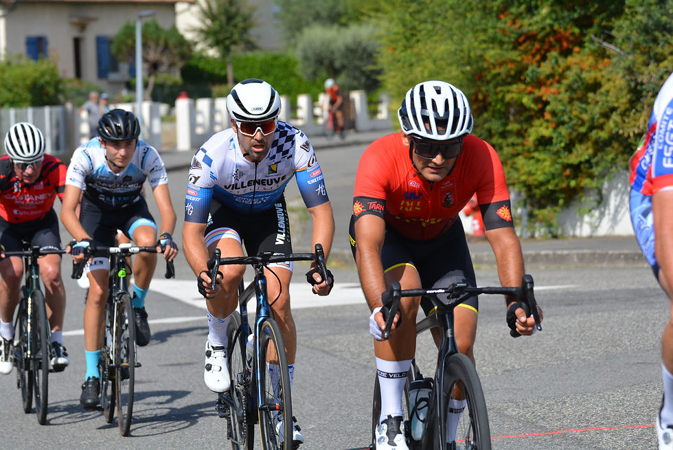 Damien BOEDA et son maillot de champion du Tarn en action