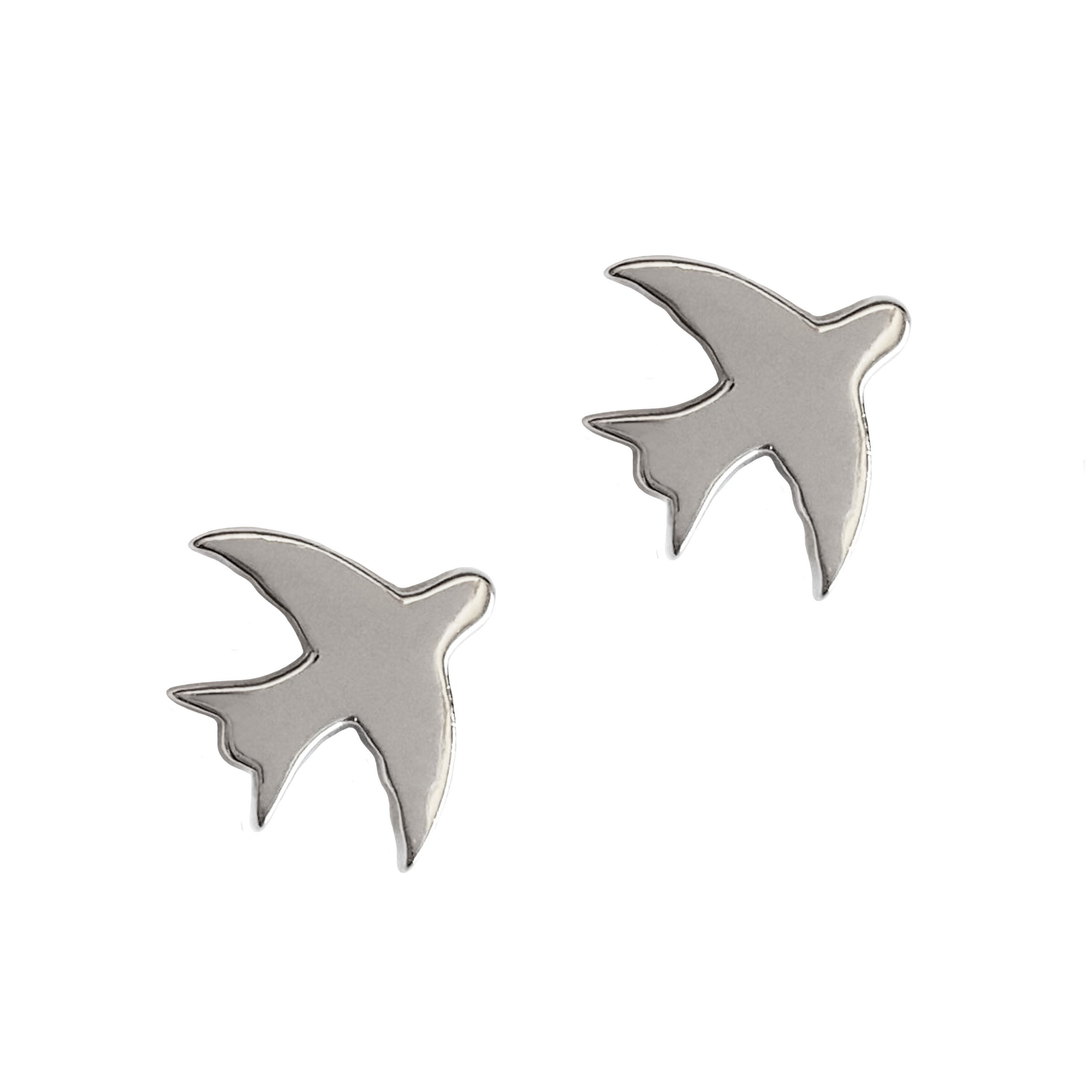 Swallow earrings in 925 Sterling Silver