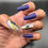 Thumbnail: Ballerina shaped press-on nails on a hand
