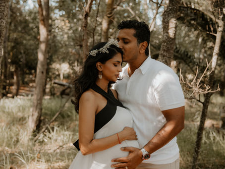 A Fairytale Forest Maternity Session with Kanneshri & Nesan