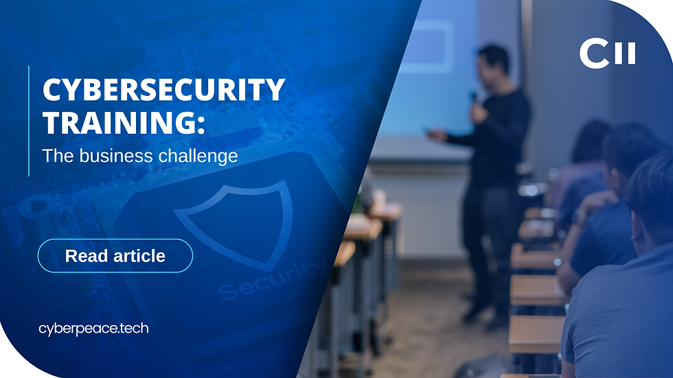 Cybersecurity training: The business challenge