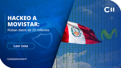 Hackeo a Movistar: Roban datos de 22 millones