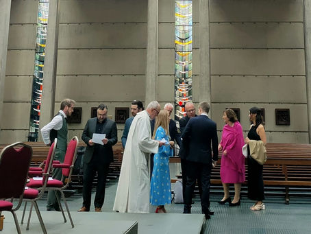 Elizabeth and Casey's wedding Ceremony music in St Michael’s Church, Dun Laoghaire, Dublin.