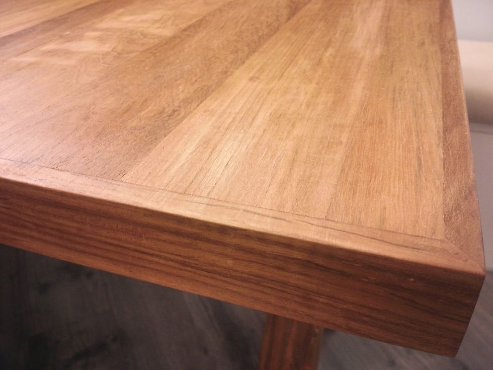 custom made reclaimed teak table set