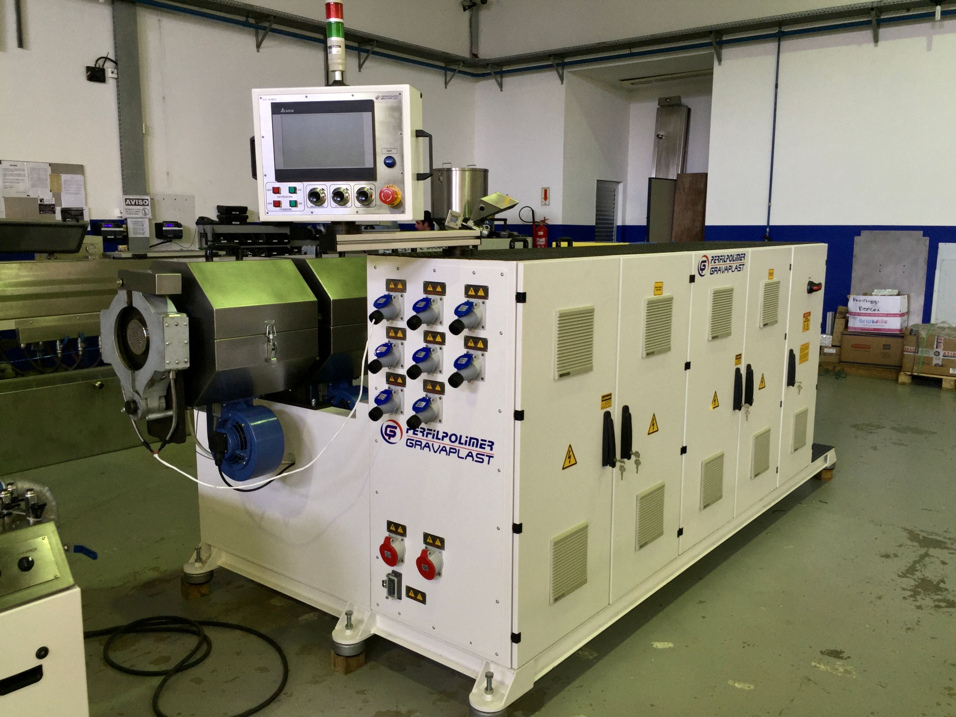 Extrusora Mono Rosca de Alto Desempenho