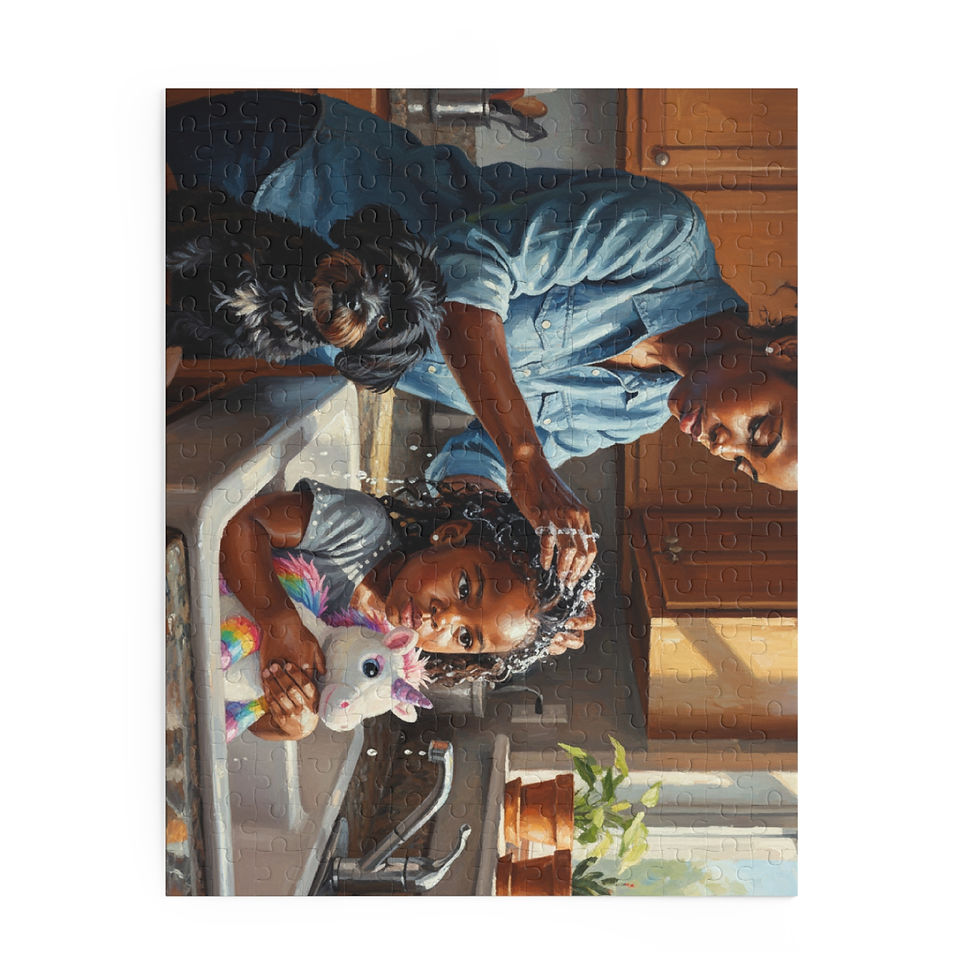 Thumbnail: Hair-wash Day Jigsaw Puzzle | Fun Jigsaw Puzzle