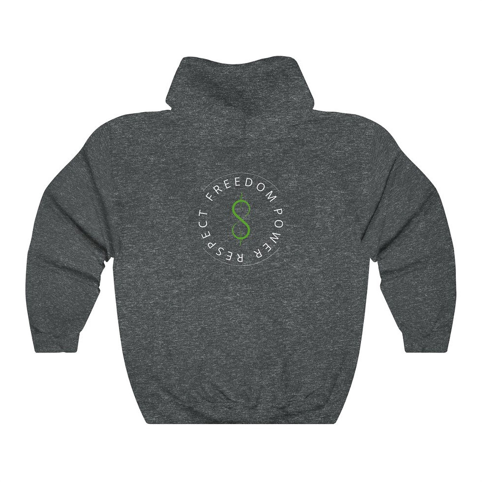 Thumbnail: FREEDOM, RESPECT, POWER UNISEX HEAVY BLEND™ HOODED SWEATSHIRT